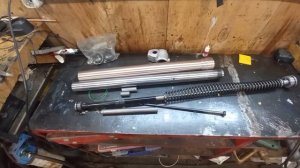 ремонт вилки motoland