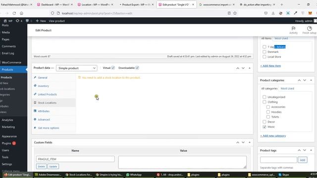 WooCommerce Import Products - Stock Locations смотреть онлайн