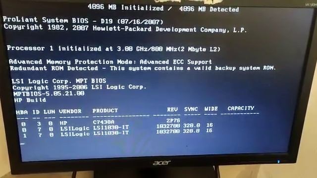 HP ProLiant ML350 G4p смотреть онлайн