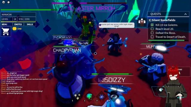 [Roblox] Blue Heater is AMAZING! Grinding out the LEGENDARY DAGGER From Floor 2! смотреть онлайн