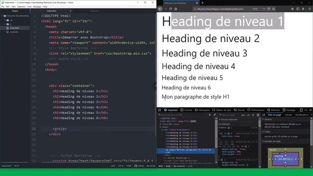 Mudey Formation | Cours 6 Bootstrap Typographie en Bootstrap смотреть онлайн