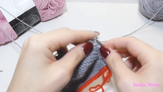 ШАПКА БИНИ СПИЦАМИ / Вяжем макушку с укороченными рядами / МАСТЕР-КЛАСС - вязание спицами. #SM смотреть онлайн