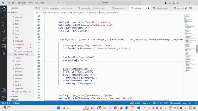 Adding Menu Items in Moodle смотреть онлайн