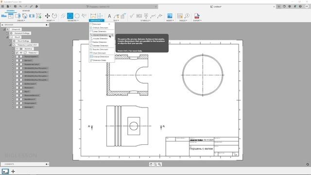 Fusion360 для новичков. Урок 9. Создание чертежей смотреть онлайн