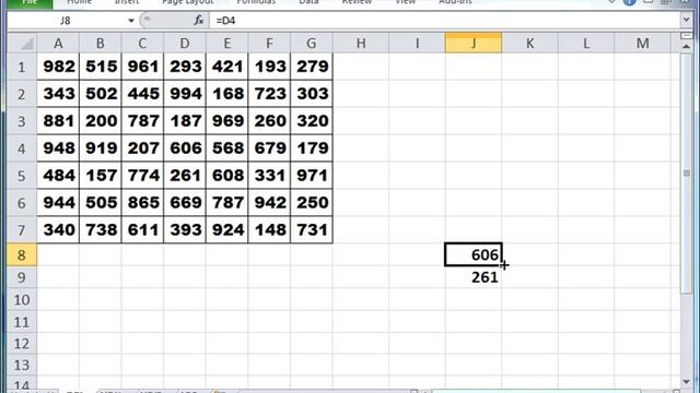 Relative addresses in Excel formula and AutoFill смотреть онлайн