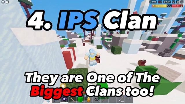 The BEST Clans in ROBLOX BedWars... смотреть онлайн
