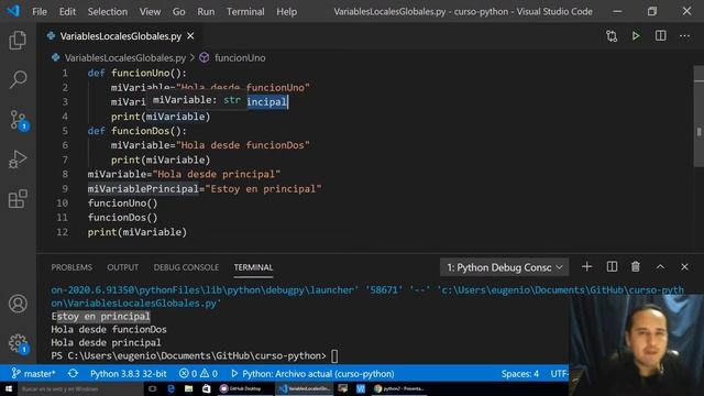PYTHON Variables locales y variables globales [74]???? смотреть онлайн