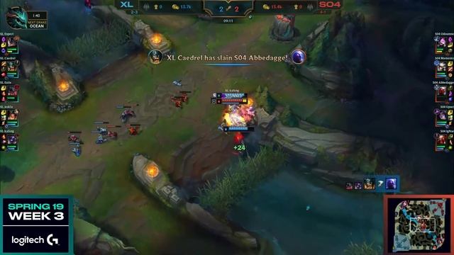 XL vs. S04 | Week 3 LEC 2019 | Чемпионат Европы LCS EU | Excel против Shalke 04 смотреть онлайн