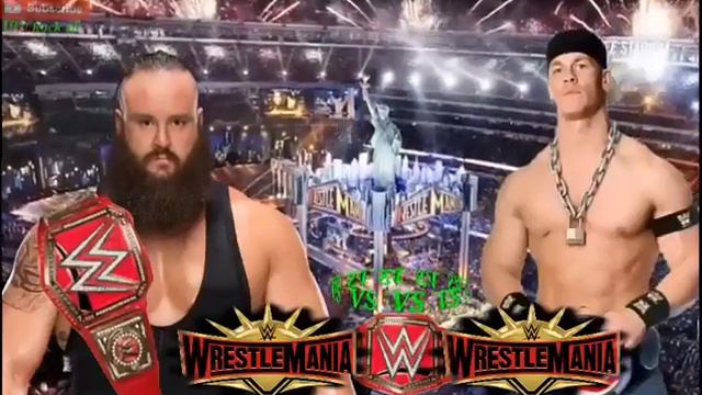 John Cena vs Braun strowman || Universal Championship match || Wrestlemania 35 || by Md Rock ali смотреть онлайн