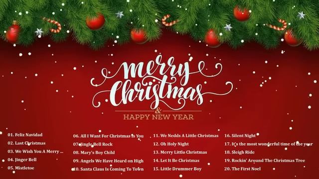 рождественские песни на английском ? Лучшие рождественские песни всех времен ? Рождественская Музык смотреть онлайн