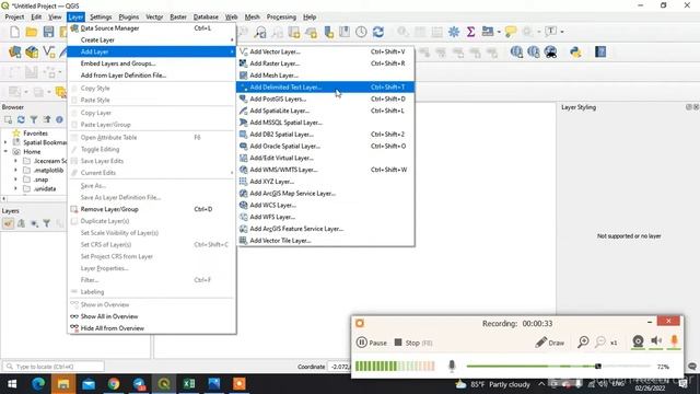 How to import excel (UTM) in QGIS смотреть онлайн