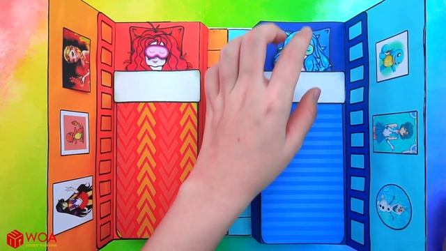 Бумажные Куклы Одеваются - Лед И Пламя Девушка Макияж И Платье - Barbie Story & Crafts смотреть онлайн