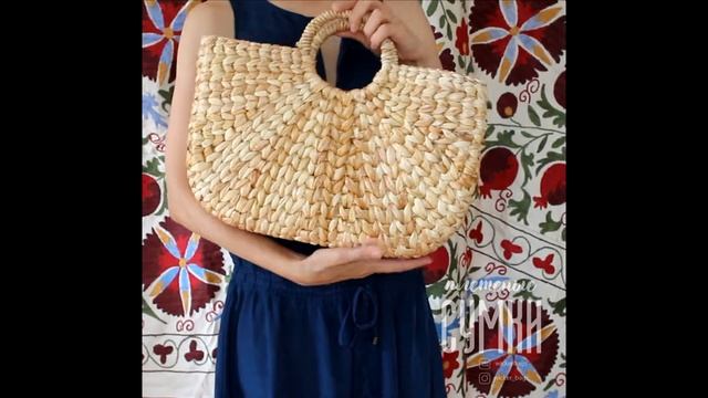 Wickerbags.ru - Плетеные сумки из ротанга Бали - Соломенная сумка "Пляжная" - 2 смотреть онлайн