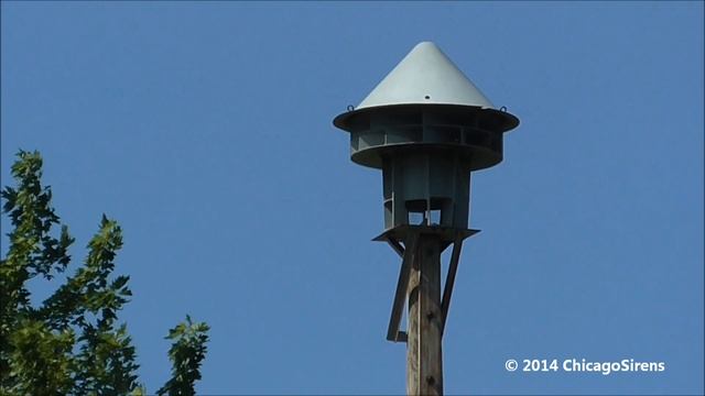 ACA Cyclone 125, Alert & Attack; Bensenville, IL (Illinois Statewide Monthly Siren Test)