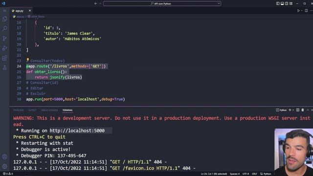 Como CRIAR uma API com PYTHON [DO ZERO] смотреть онлайн