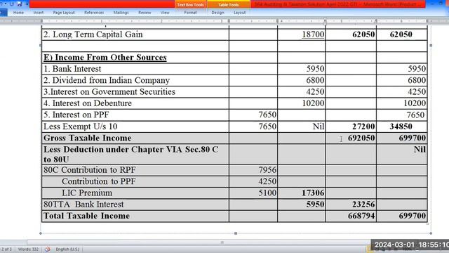 Total taxable income and Tax Liability AY 2024-25:-Problem no 4, useful to TY B Com, M Com, MBA, DT смотреть онлайн
