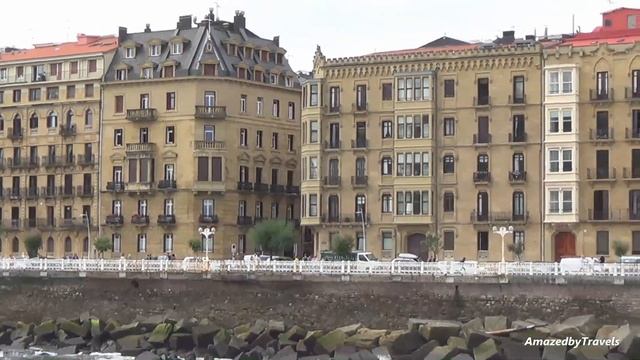 San Sebastian, Spain, La Concha Beach, Ondarreta Beach, Zurriola Beach, Mount Igeldo and Ulia смотреть онлайн