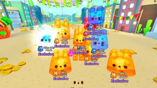 The NEW JELLY PETS UPDATE In Pet Simulator X IS HERE! смотреть онлайн