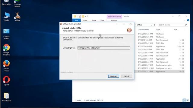 How to Uninstall eMule v0.50a on Windows 10 смотреть онлайн