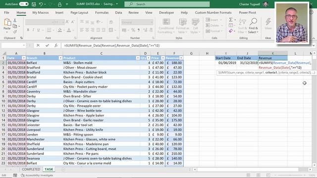 Sum Between Two Dates in Excel | Sum Date Range | Month and Years смотреть онлайн