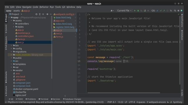 Symfony 6 - How to manage JS in Symfony app using Webpack? смотреть онлайн