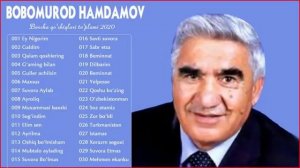 Bobomurod Hamdamov Qo'shiqlari to'plami jonli ijroda
