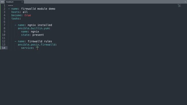 Open firewall ports in RedHat like systems - Ansible module firewalld смотреть онлайн