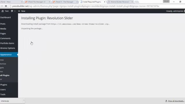 Installing Xtreme Builder on Live Server смотреть онлайн