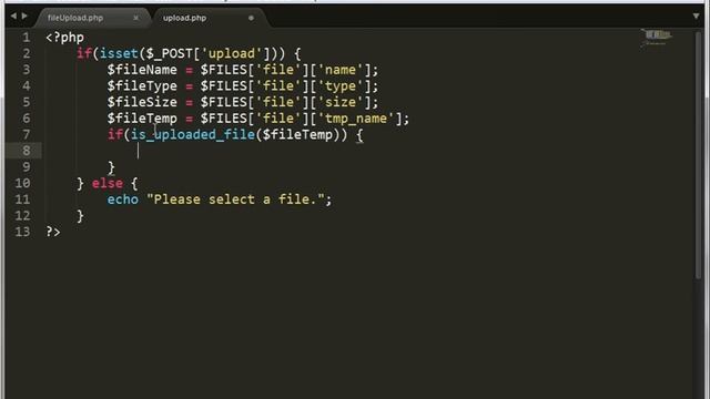 File upload in PHP смотреть онлайн