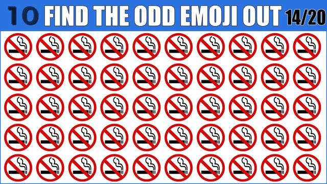 HOW GOOD ARE YOUR EYES #103 l Find The Odd Emoji Out l Emoji Puzzle Quiz смотреть онлайн