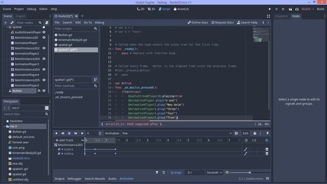 Playing of spectrum || Godot смотреть онлайн