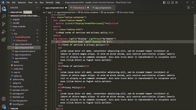 #57 Custom Structural Directive | Creating & Using Custom Directive |A Complete Angular Course смотреть онлайн