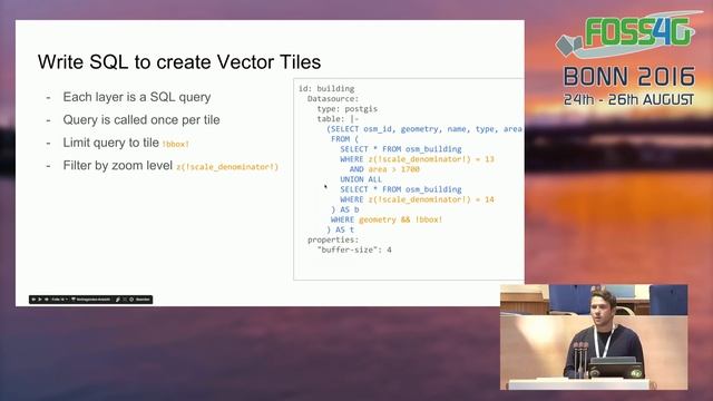 2016 - FOSS4G: Create Vector Tiles from OpenStreetMap смотреть онлайн