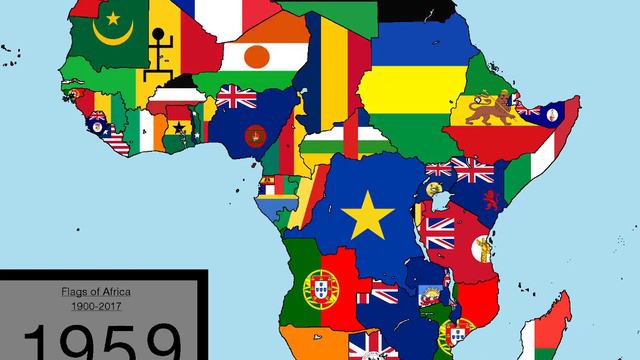 Timeline Of National African Flags