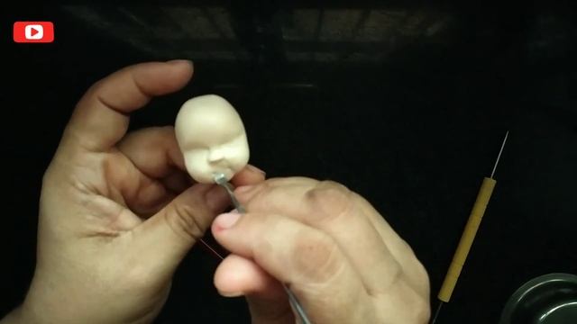 Sculpting a Baby face/Tutorial/Porcelain clay/Homemade clay/Art and Craft смотреть онлайн