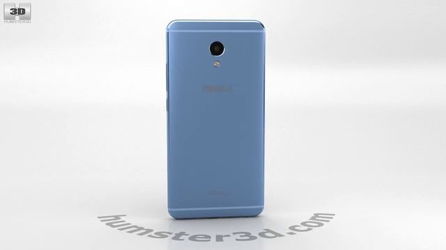 Meizu M3E Blue 3D model by Humster3D.com смотреть онлайн