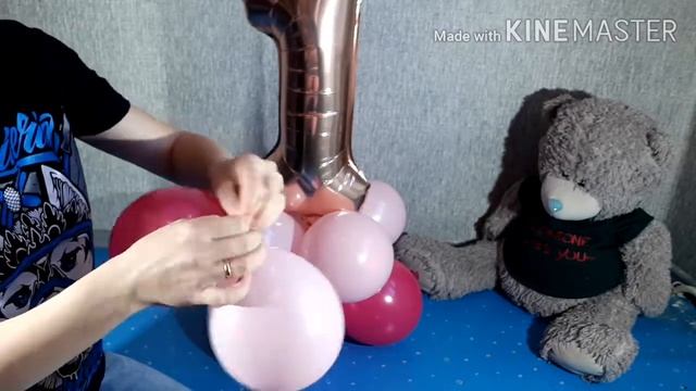 Как собрать цифру из шаров с алиэкспресс? смотреть онлайн