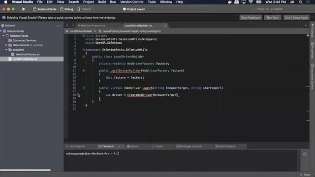 Part 1 | C# Selenium POM Framework Tutorial: Adding the Dependencies and driver configurations. смотреть онлайн