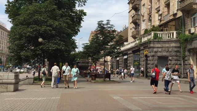 kyiv, khreschatyk street Ukraine walking Europe #ukraine смотреть онлайн