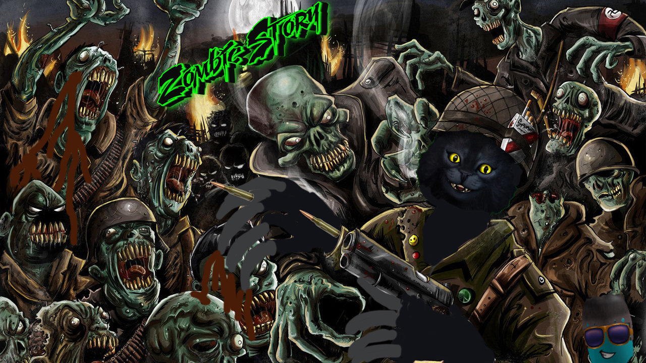 Истории о зомби роблокс / zombie stories roblox /Теперь мы вдвоём дерёмся с зомби. смотреть онлайн