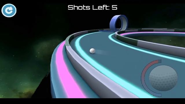 Обзор игры Mini Golf 3D:Space смотреть онлайн