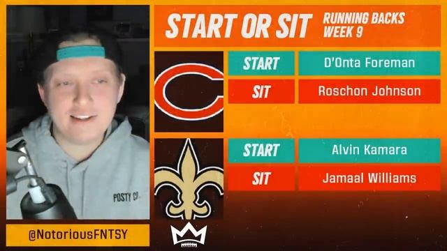 Running Backs You MUST START & SIT in Week 9 (Every Matchup) | Fantasy Football 2023 смотреть онлайн