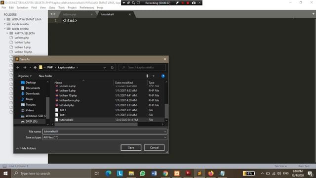 Lanjutan Tutorial Program sederhana PHP 8 смотреть онлайн