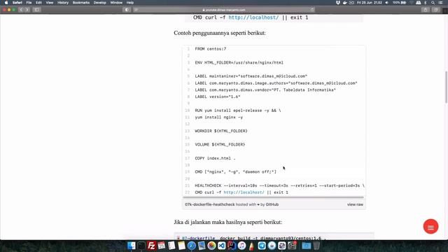 07.k - Health Check Instruction | Belajar Docker смотреть онлайн