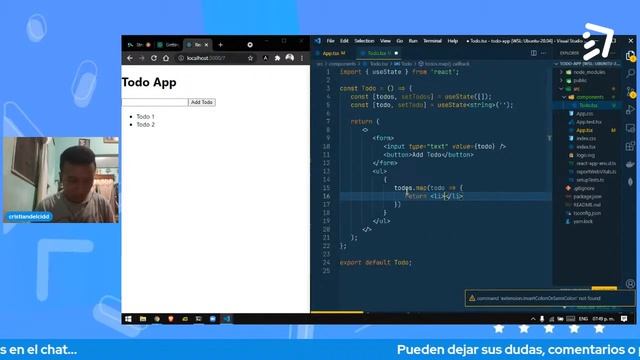 ¿Cómo crear un Todo con React usando Typescript? смотреть онлайн