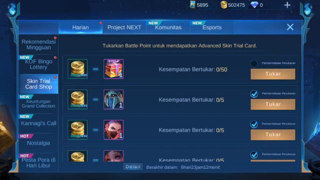 TRICK CARA MENUKAR BATTLE POINT MENJADI SKIN EPIC ALDOUS GRATIS DI EVENT TERBARU MOBILE LEGENDS смотреть онлайн