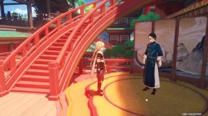 Genshin Impact Доставьте фотографию клиентам ,геншин импакт  Квест «Улыбочку»