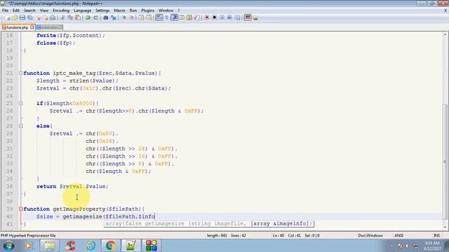 Save Image Information as IPTC Metadata using PHP смотреть онлайн