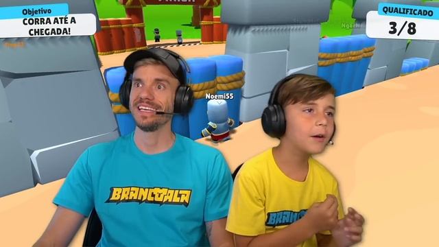 FOMOS PARA O ESPAÇO NO STUMBLE GUYS - Brancoala Games смотреть онлайн