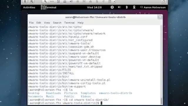 Installing VMWare Tools on Fedora 17 смотреть онлайн
